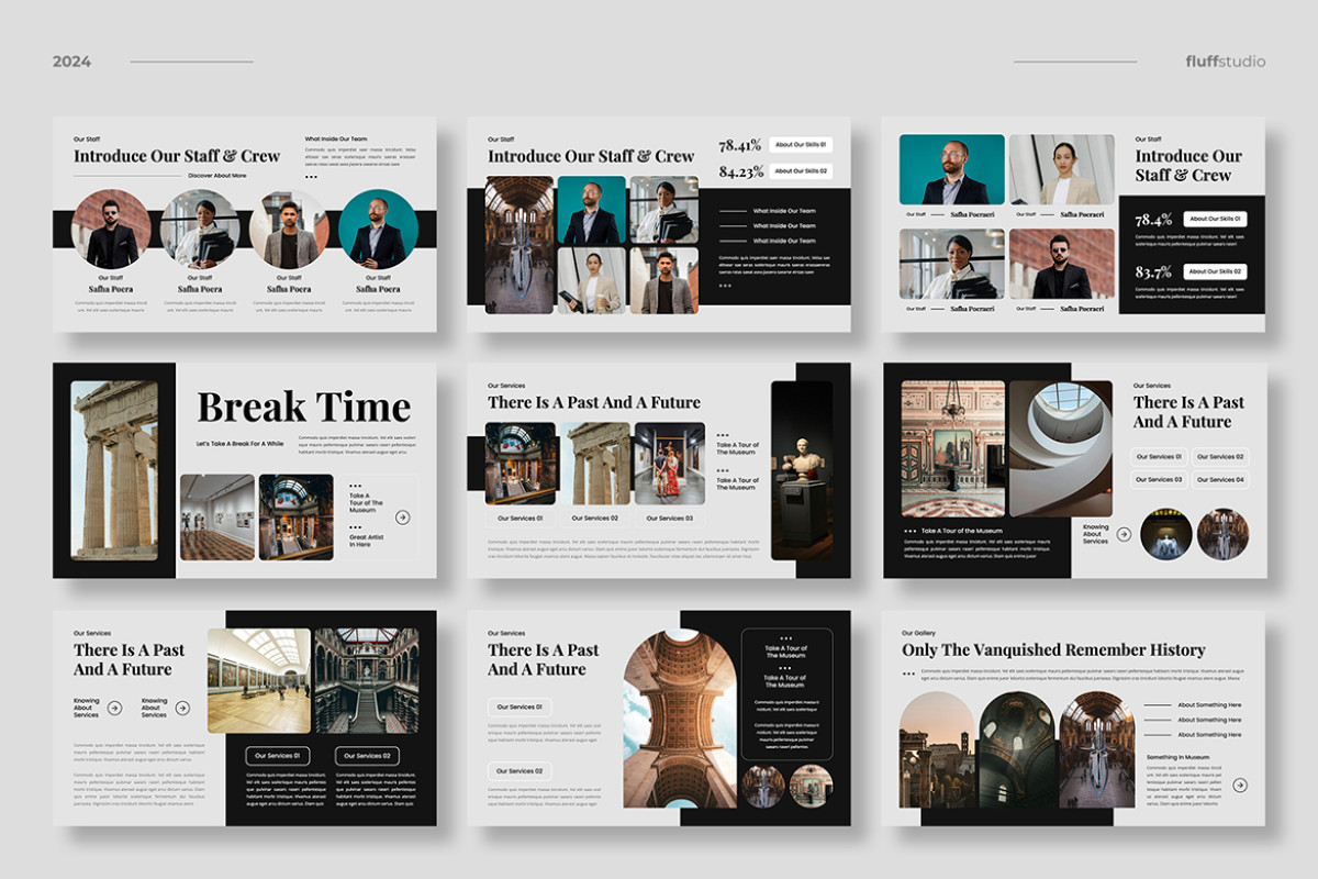 History Museum Google Slides Template Nulivo Market