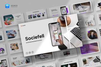 Social Media Marketing Keynote Template