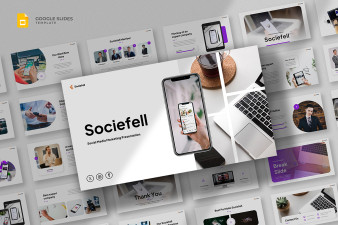 Social Media Marketing Google Slides Template