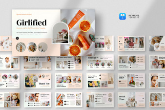 Beauty Cosmetic Keynote Template