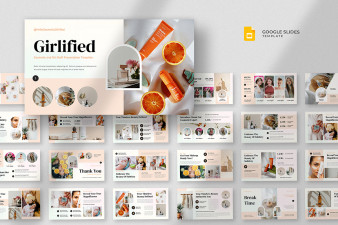 Beauty Cosmetic Google Slides Template
