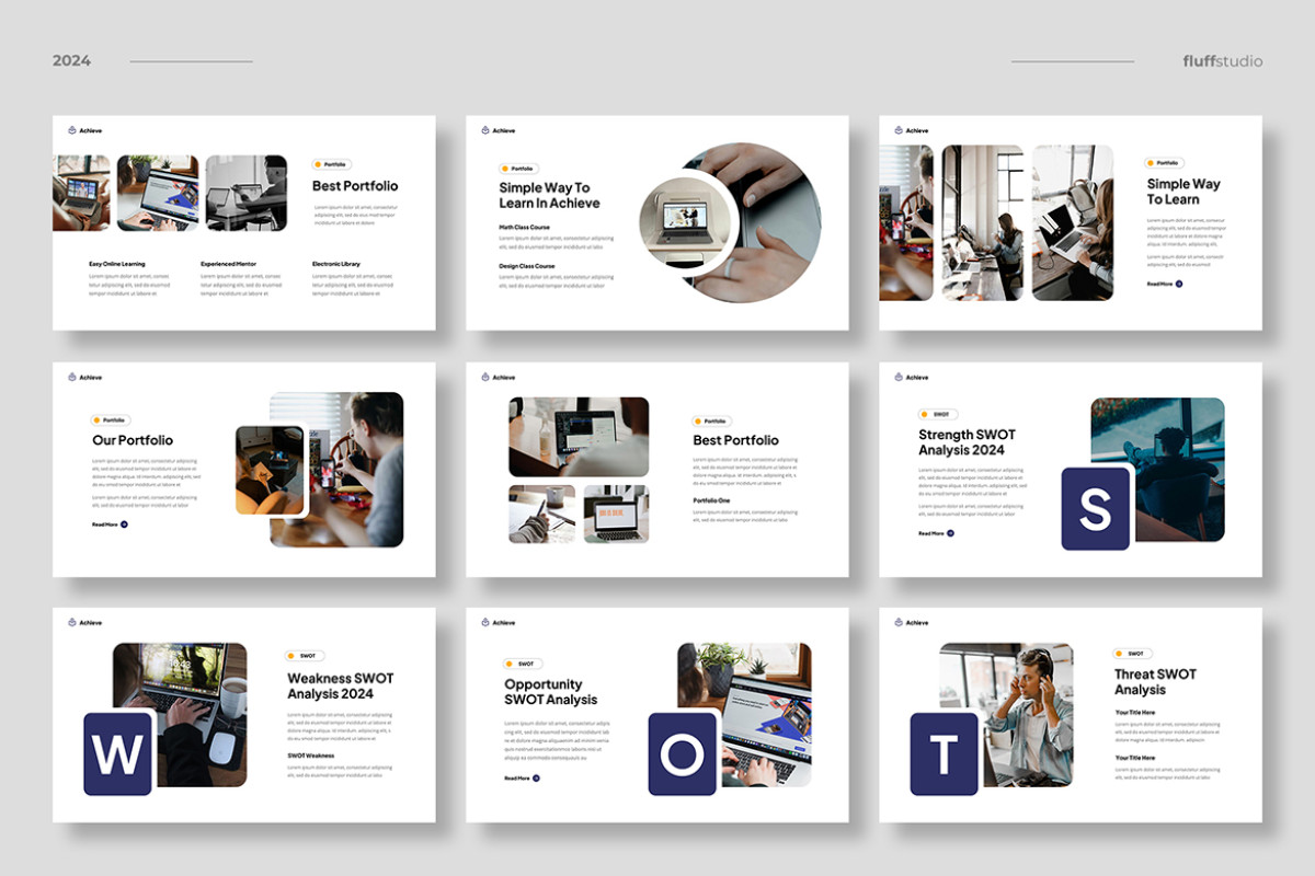 Training Course Powerpoint Home Online Course Powerpoint Template | Nulivo Market