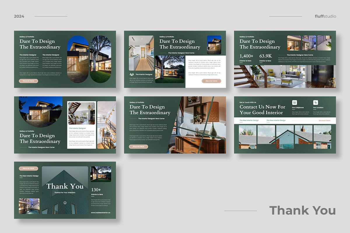 Interior Design Google Slides Template | Nulivo Market