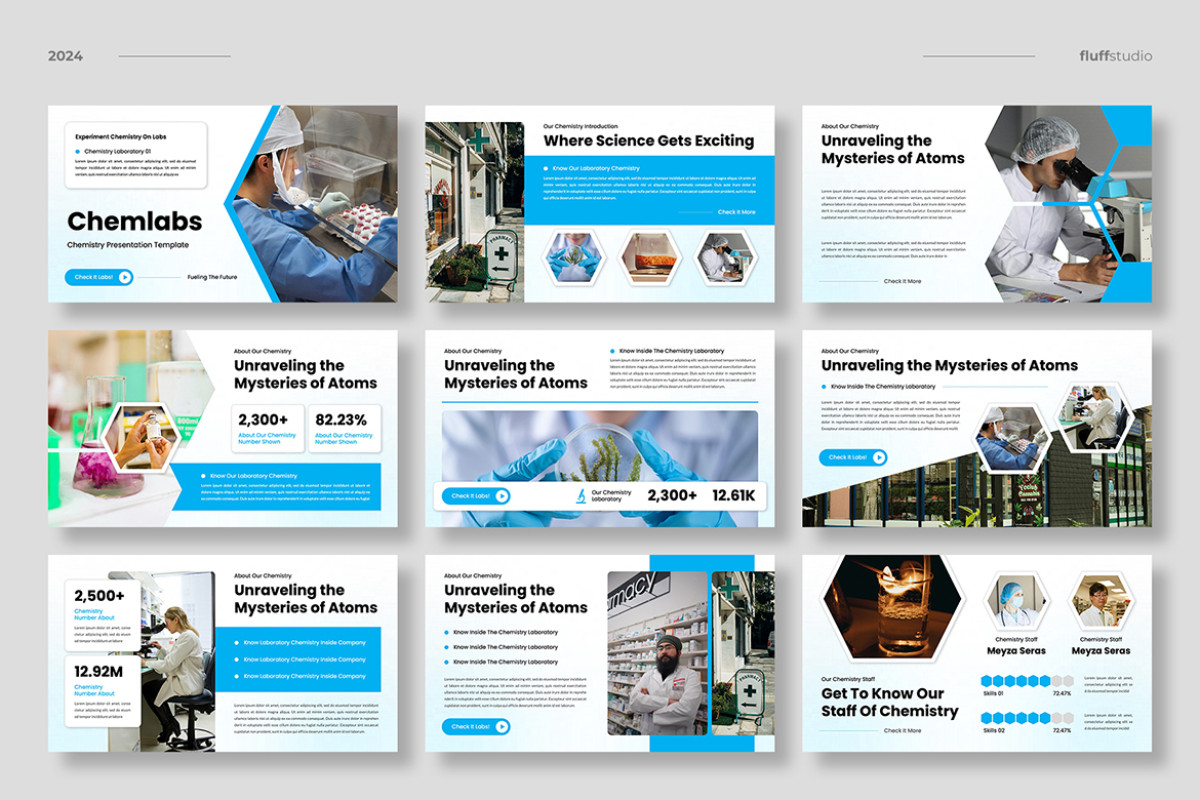 Chemistry Lab Powerpoint Template | Nulivo Market