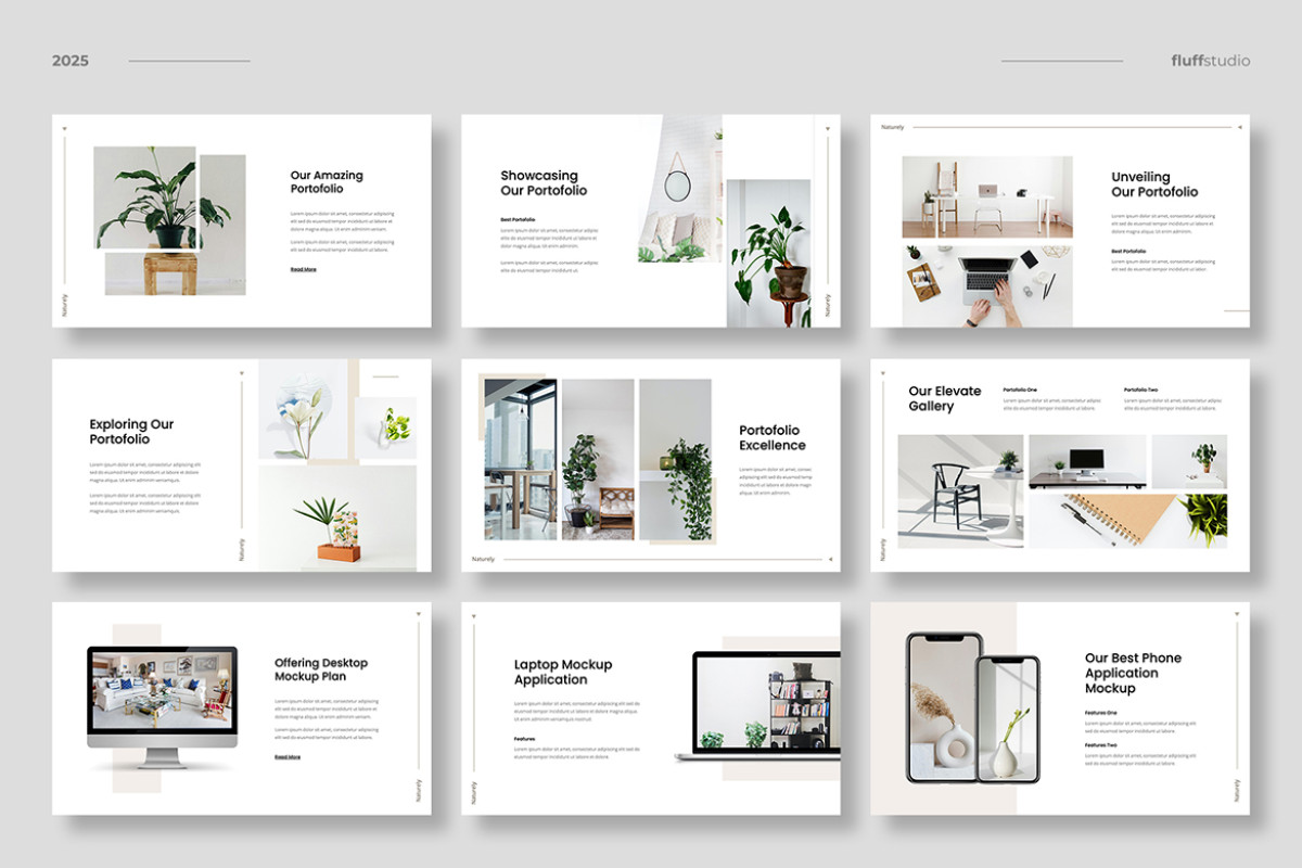Clean Slide Examples Clean & Minimalist Google Slides Template | Nulivo Market