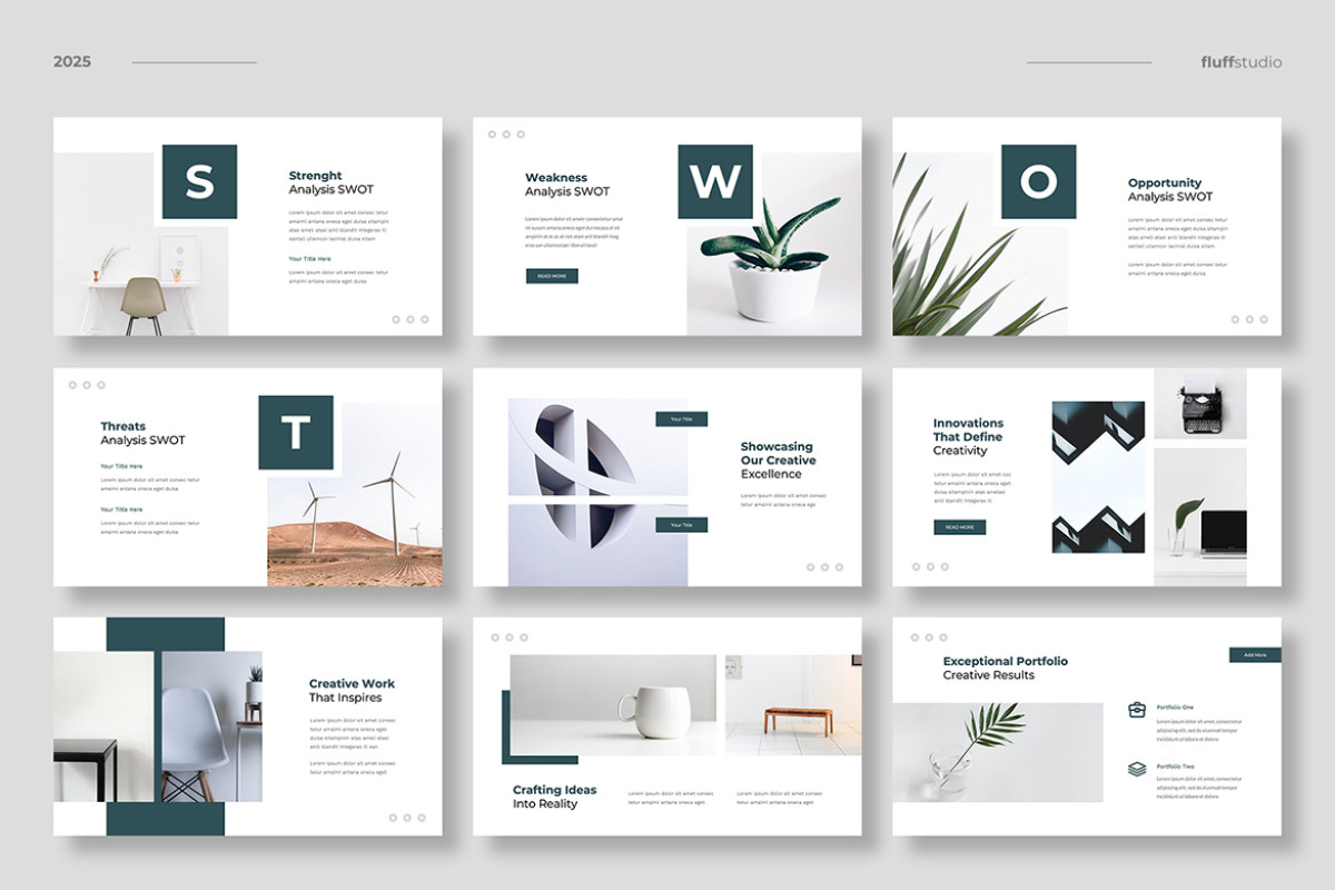 Minimalist Creative Powerpoint Template | Nulivo Market