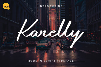 Karelly - Modern Script Typeface