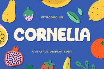 Cornelia - Cute Playful Display Font