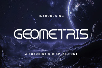 Geometris - Geometric Futuristic Display Font