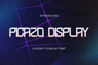 Picazo Display - Sporty Display Font