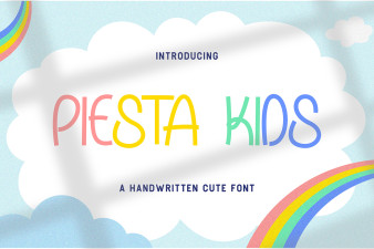 Piesta Kids - Playful Cute Handwritten Font