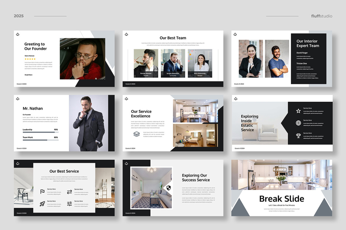 Interior & Furniture Google Slides Template | Nulivo Market