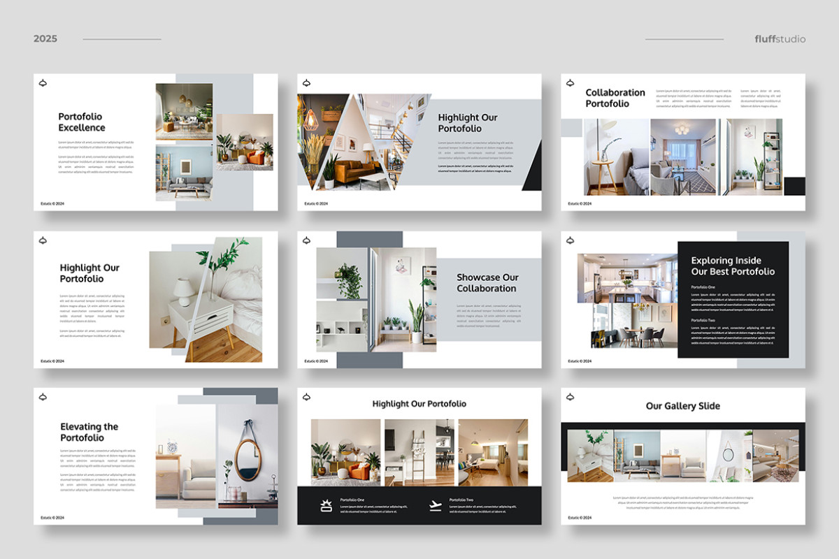 Interior & Furniture Google Slides Template | Nulivo Market
