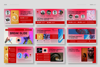 Red Creative Powerpoint Template | Nulivo Market