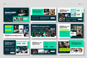 Mobile App Google Slides Template | Nulivo Market