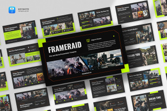 Video, Film, & Movie Keynote Template