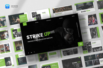 Boxing & Fighting Sports Keynote Template