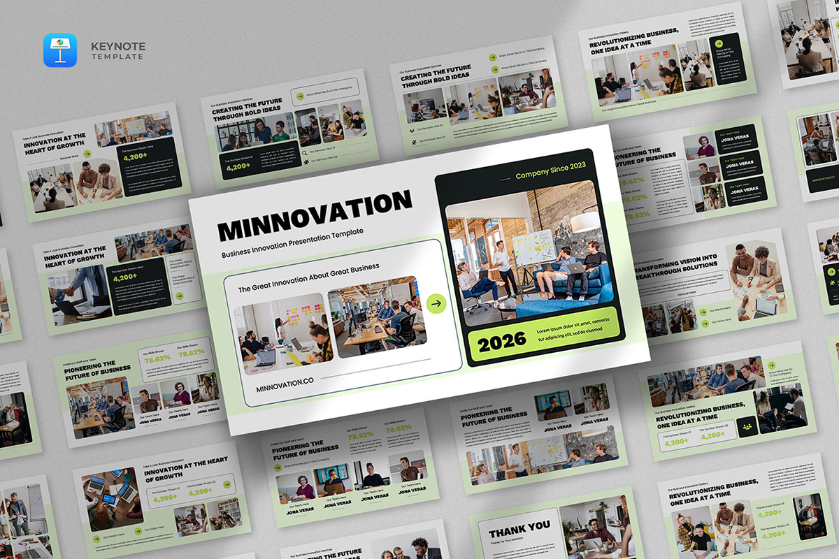 Business Innovation Keynote Template Nulivo Market