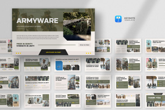 Military & Army Keynote Template