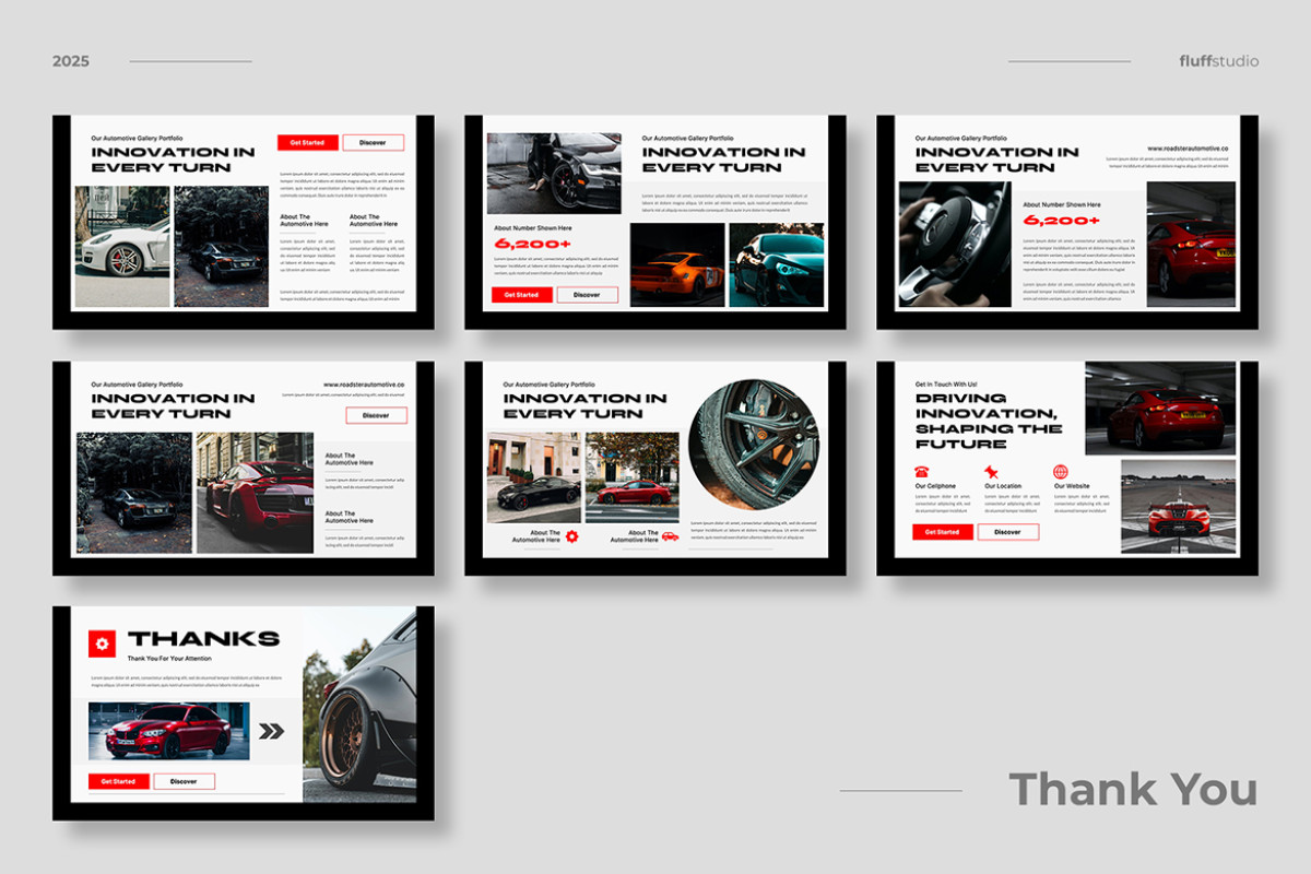Car Engine Slides Car Automotive Google Slides Template | Nulivo Market