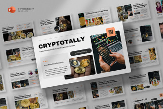 Blockchain Cryptocurrency Powerpoint Template