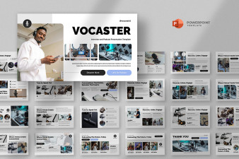 Podcast & Radio Powerpoint Template