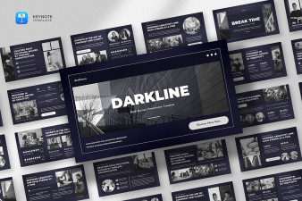 Black Keynote Template