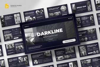 Black Google Slides Template