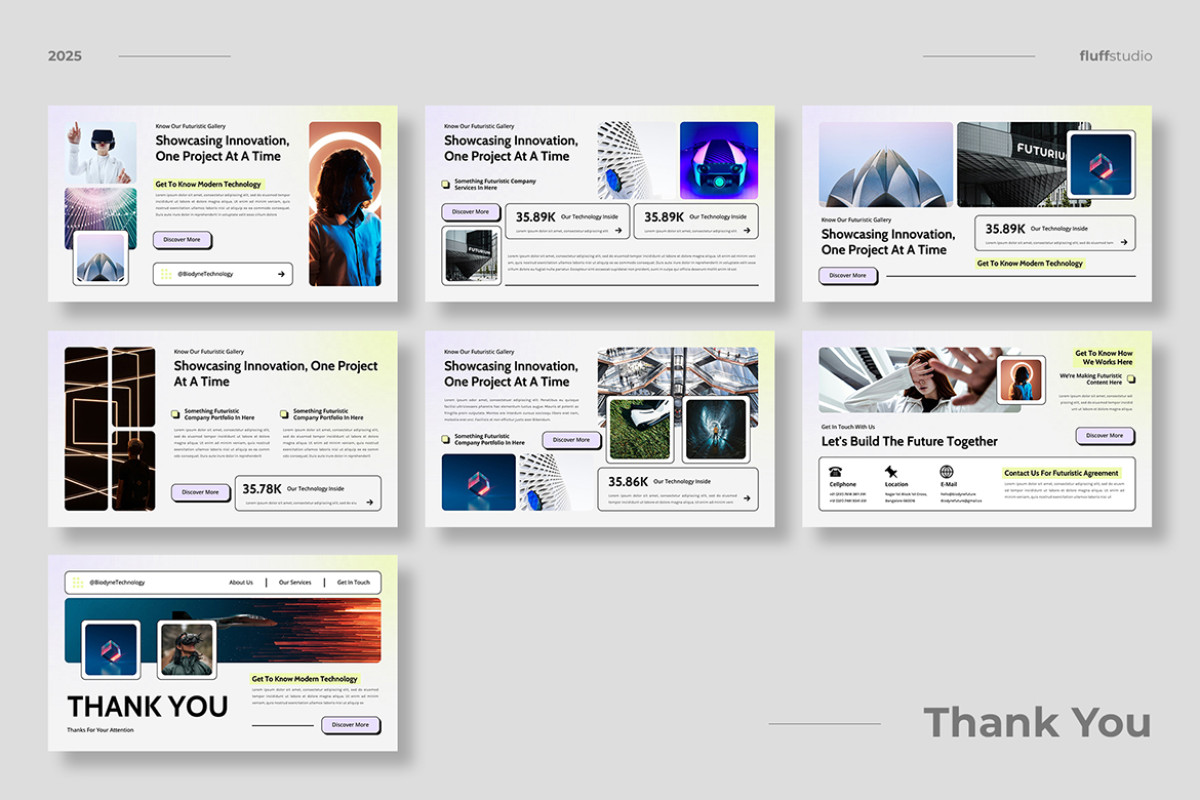 Futuristic Google Slides Template | Nulivo Market
