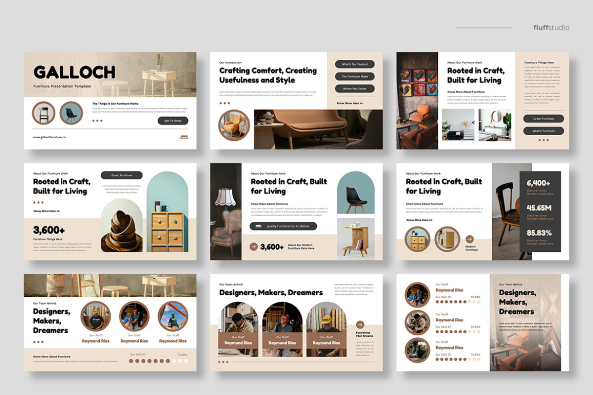 Furniture & Interior Google Slides Template | Nulivo Market