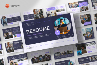 Resume & Portfolio Powerpoint Template