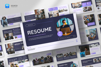 Resume & Portfolio Keynote Template