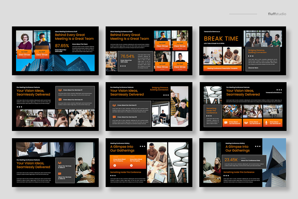 Programme Powerpoint Conference Examples Conference Powerpoint Template | Nulivo Market