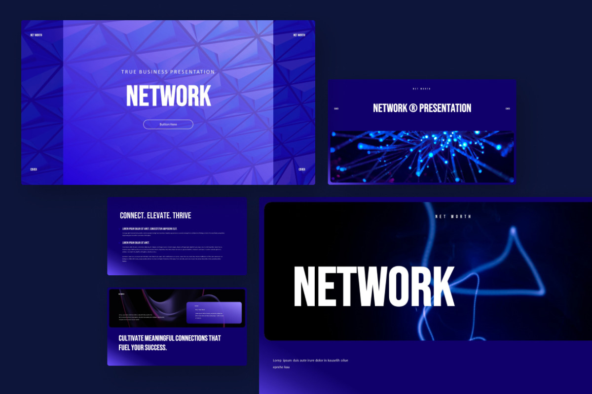 Powerpoint Network Design Template Network Business PowerPoint Template | Nulivo Market