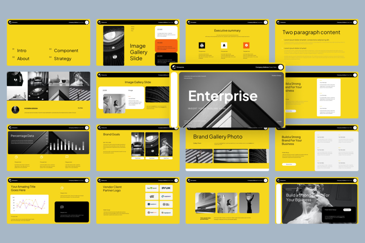 Enterprise Business PowerPoint Template | Nulivo Market