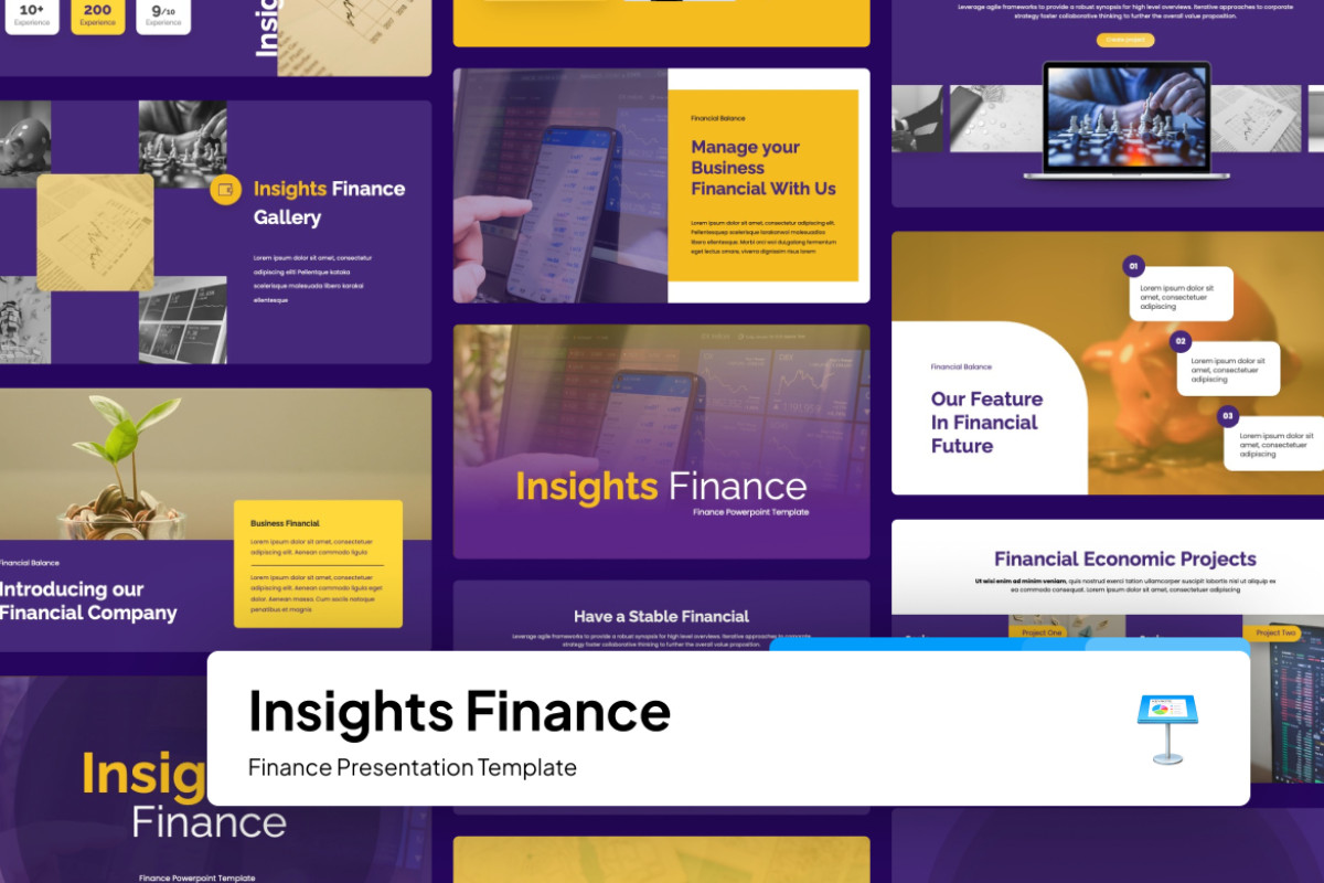 Key Note Insight Insights Finance Keynote Template | Nulivo Market