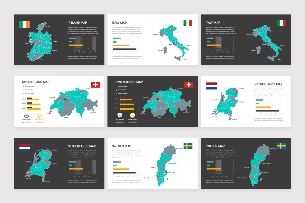 Map Presentation Example Maps Keynote Presentation Template | Nulivo Market