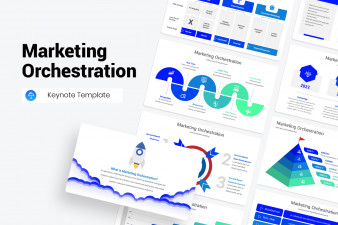 Marketing orchestration Keynote Presentation Template