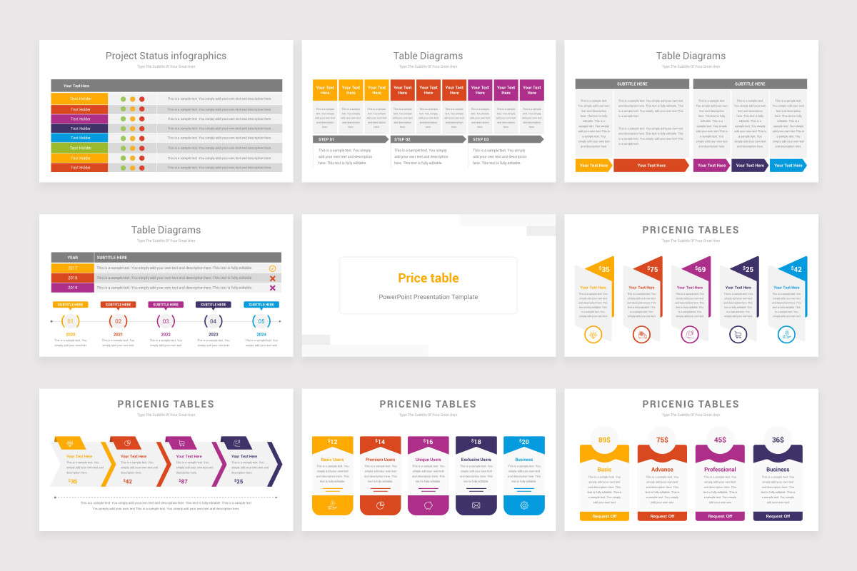Clean Multipurpose Google Slides Template Nulivo Market