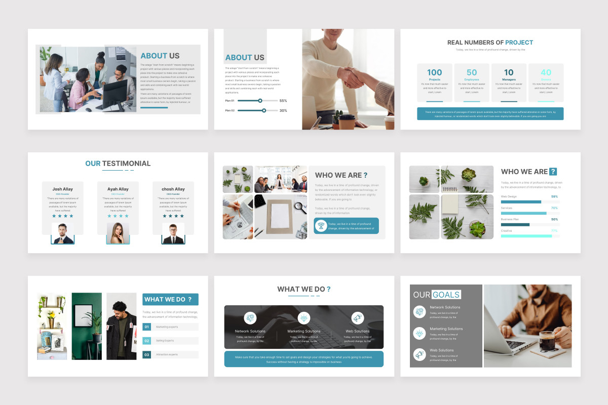 Corporate Business Google Slides Presentation Template