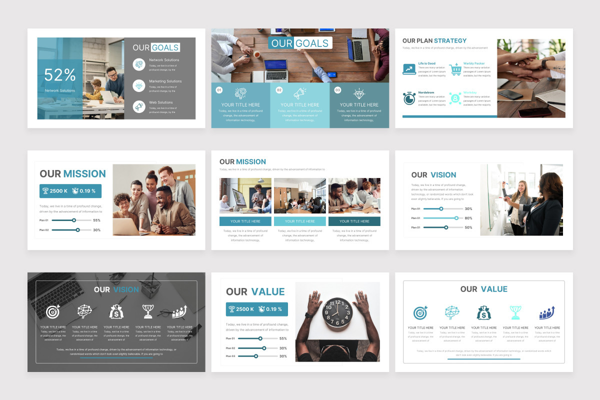 Corporate Business Google Slides Presentation Template