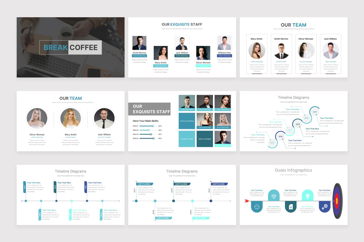 Corporate Business Google Slides Presentation Template