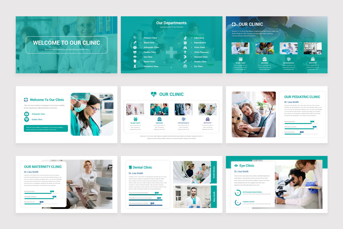 Medical and Healthcare Google Slides Presentation Template Nulivo Market