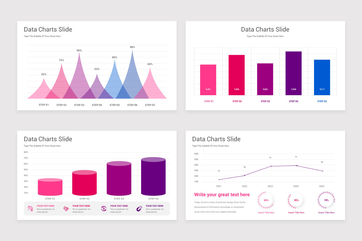 Data Editable Editable Data Charts Google Slides Presentation Template | Nulivo Market