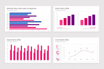 Editable Data Charts Google Slides Presentation Template | Nulivo Market