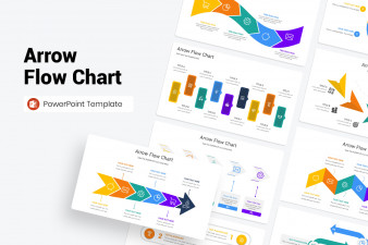 Arrow Flow Chart Powerpoint Template | Nulivo Market
