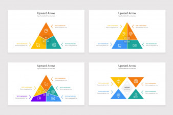 Upward Arrow Diagram PowerPoint Template | Nulivo Market