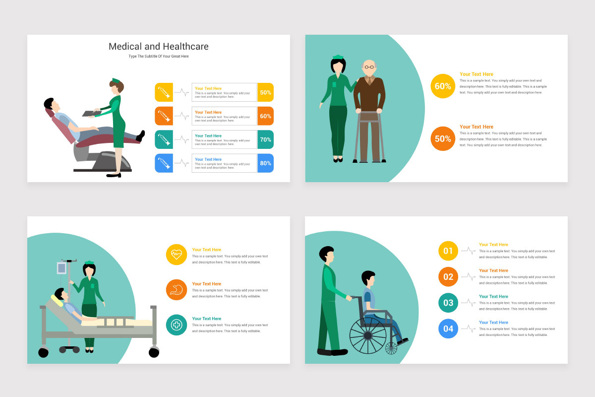 Health Care Infographics PowerPoint Template Nulivo Market