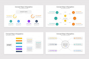 Concept Maps Infographics PowerPoint Template | Nulivo Market