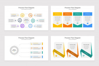 Process Flow Diagram PowerPoint Template | Nulivo Market